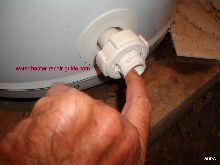 Leaky water heater drain valve